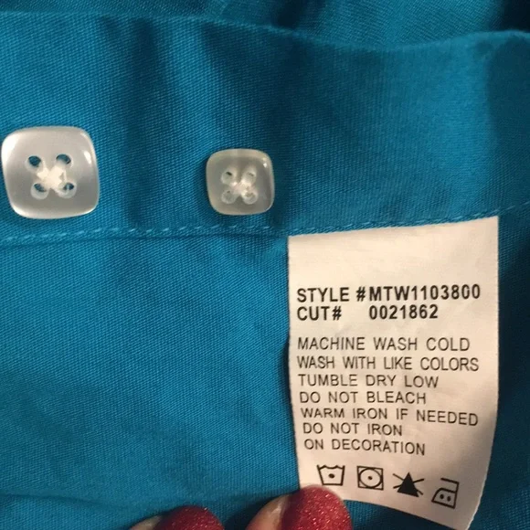 Cinch Western Shirt - Mens Small - Turquoise - Picture 11 of 11